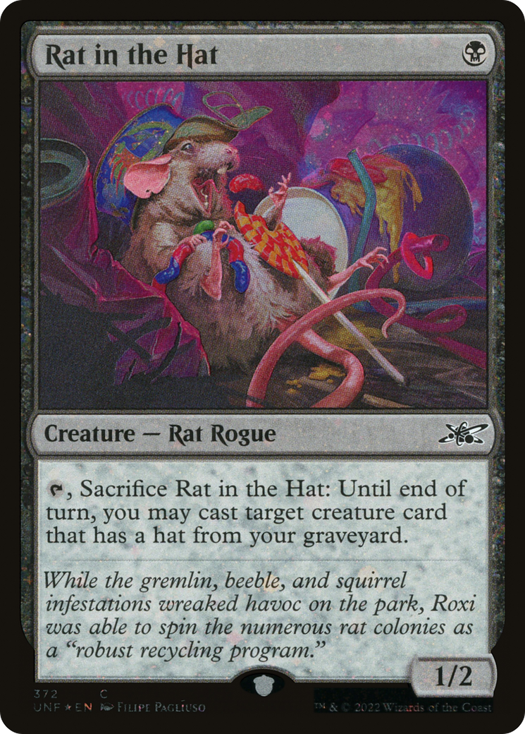 Rat in the Hat (Galaxy Foil) [Unfinity] | Grognard Games