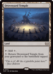 Drownyard Temple [Duskmourn: House of Horror Commander] | Grognard Games