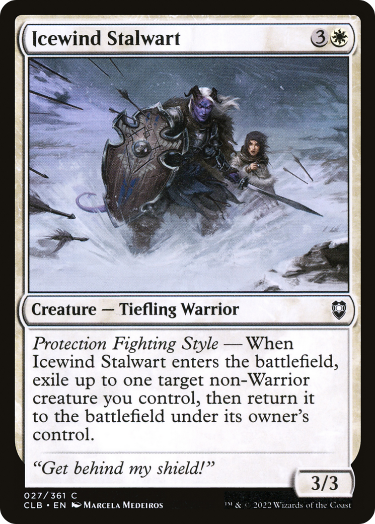Icewind Stalwart [Commander Legends: Battle for Baldur's Gate] | Grognard Games