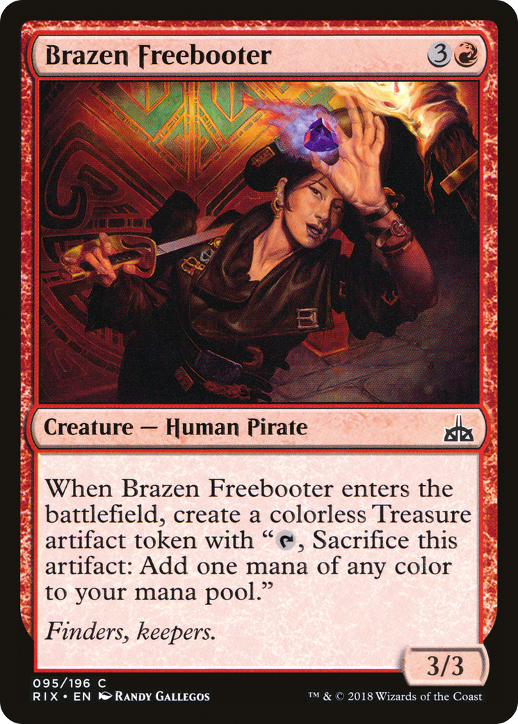 Brazen Freebooter [Rivals of Ixalan] | Grognard Games