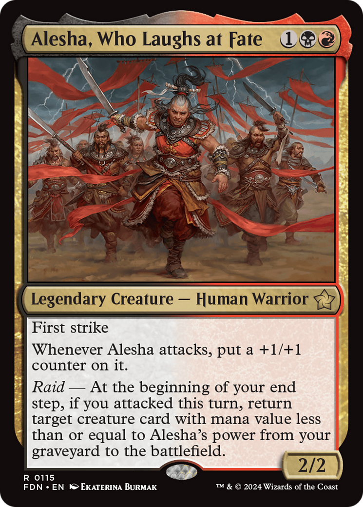 Alesha, Who Laughs at Fate [Foundations] | Grognard Games