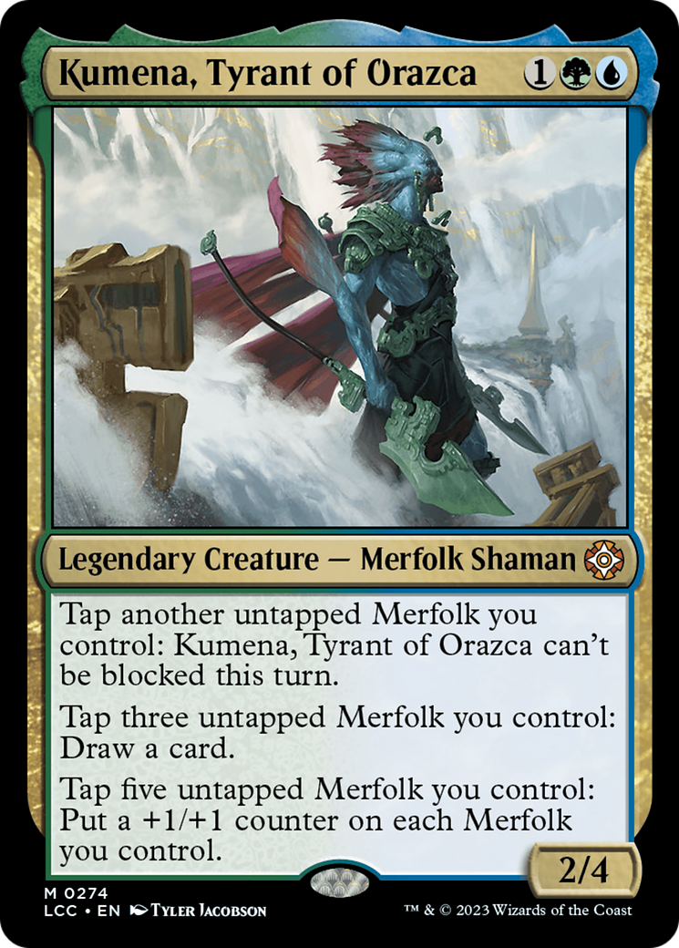 Kumena, Tyrant of Orazca [The Lost Caverns of Ixalan Commander] | Grognard Games