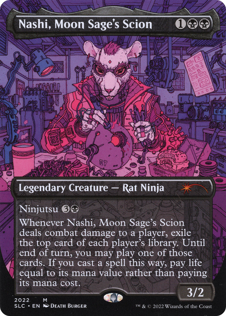 Nashi, Moon Sage's Scion (Borderless) [Secret Lair 30th Anniversary Countdown Kit] | Grognard Games