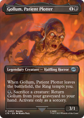 Gollum, Patient Plotter (Borderless Alternate Art) [The Lord of the Rings: Tales of Middle-Earth] | Grognard Games