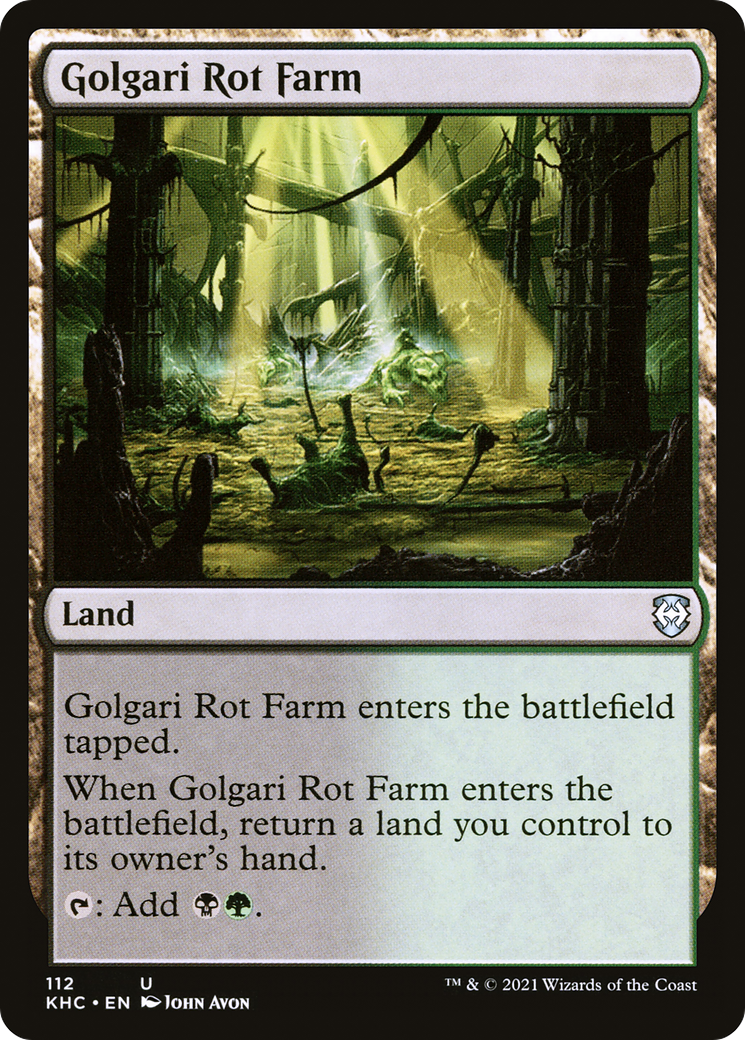 Golgari Rot Farm [Kaldheim Commander] | Grognard Games