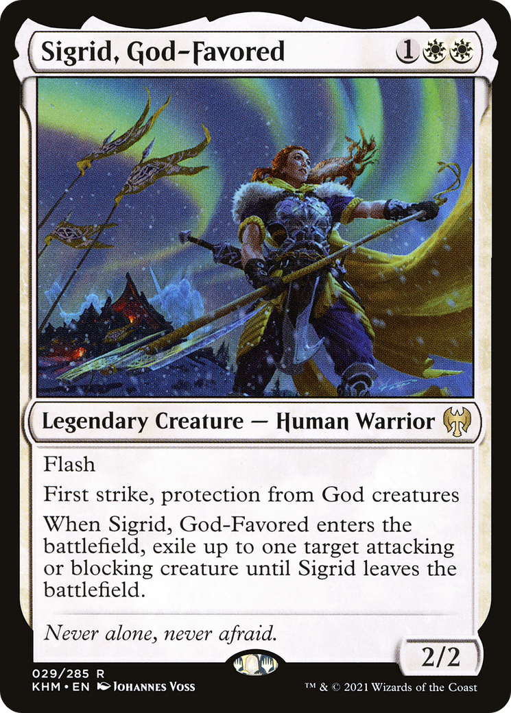 Sigrid, God-Favored [Kaldheim] | Grognard Games