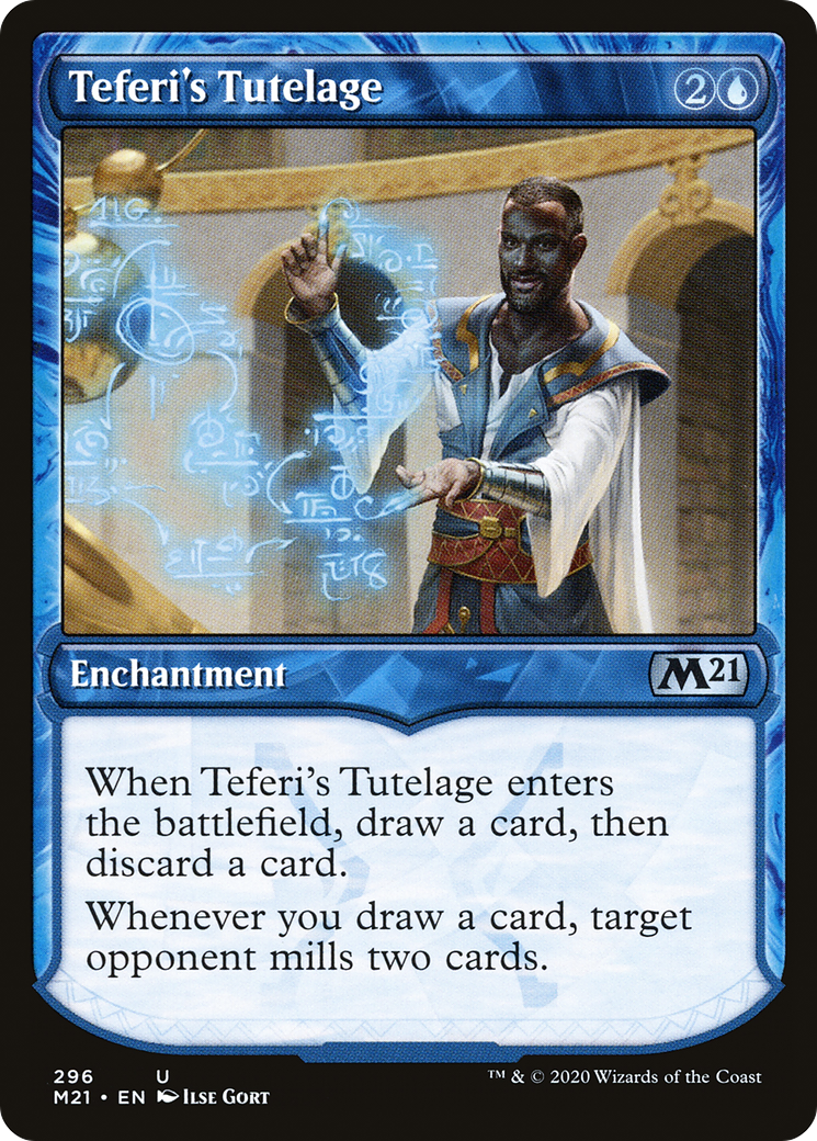 Teferi's Tutelage (M21-296) - Core Set 2021: (Showcase) Foil | Grognard Games