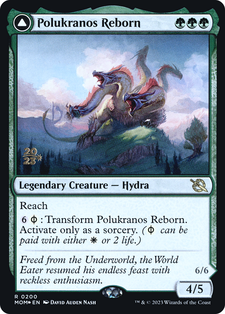 Polukranos Reborn // Polukranos, Engine of Ruin [March of the Machine Prerelease Promos] | Grognard Games