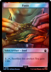 Alien Rhino // Food (0059) Double-Sided Token (Surge Foil) [Doctor Who Tokens] | Grognard Games