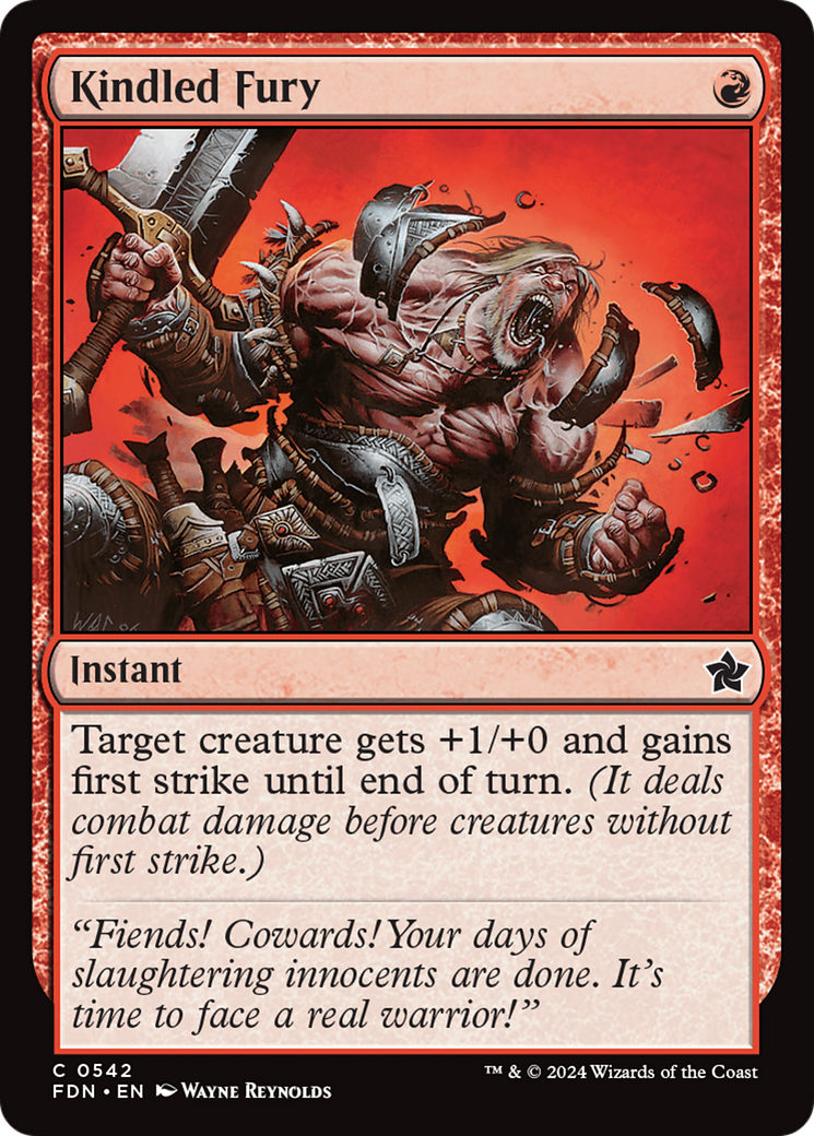 Kindled Fury [Foundations] | Grognard Games