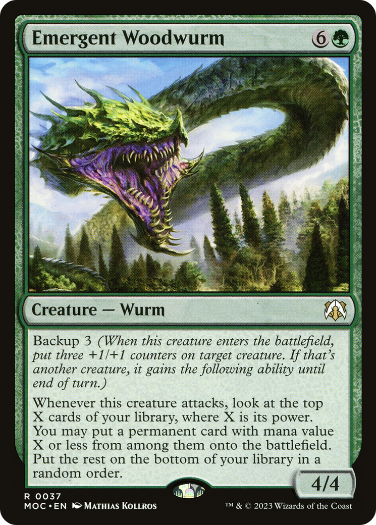 Emergent Woodwurm [March of the Machine Commander] | Grognard Games