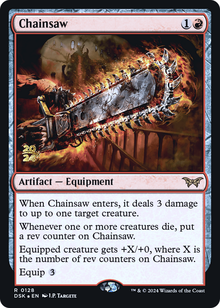 Chainsaw [Duskmourn: House of Horror Prerelease Promos] | Grognard Games