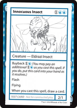 Innocuous Insect (2021 Edition) [Mystery Booster Playtest Cards] | Grognard Games