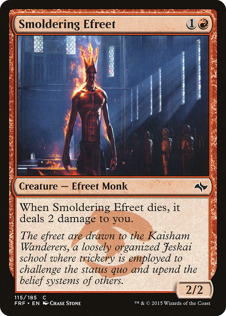 Smoldering Efreet [Fate Reforged] | Grognard Games