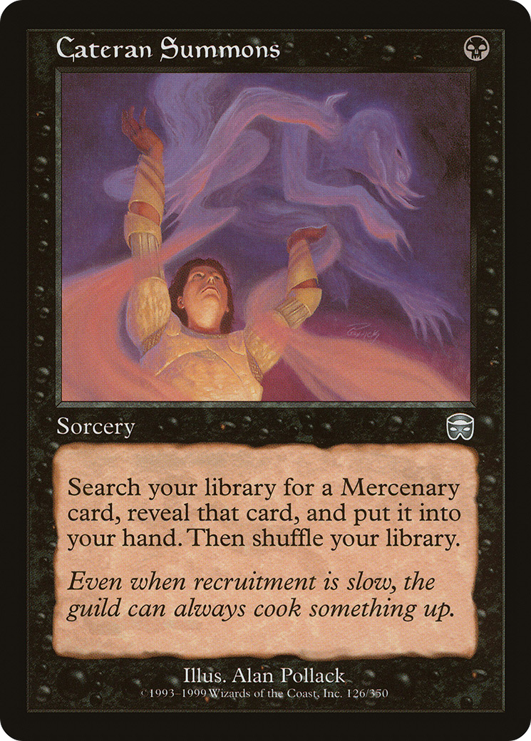 Cateran Summons (MMQ-126) - Mercadian Masques Foil | Grognard Games