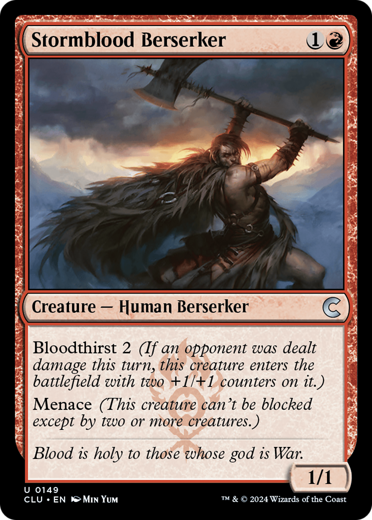 Stormblood Berserker [Ravnica: Clue Edition] | Grognard Games