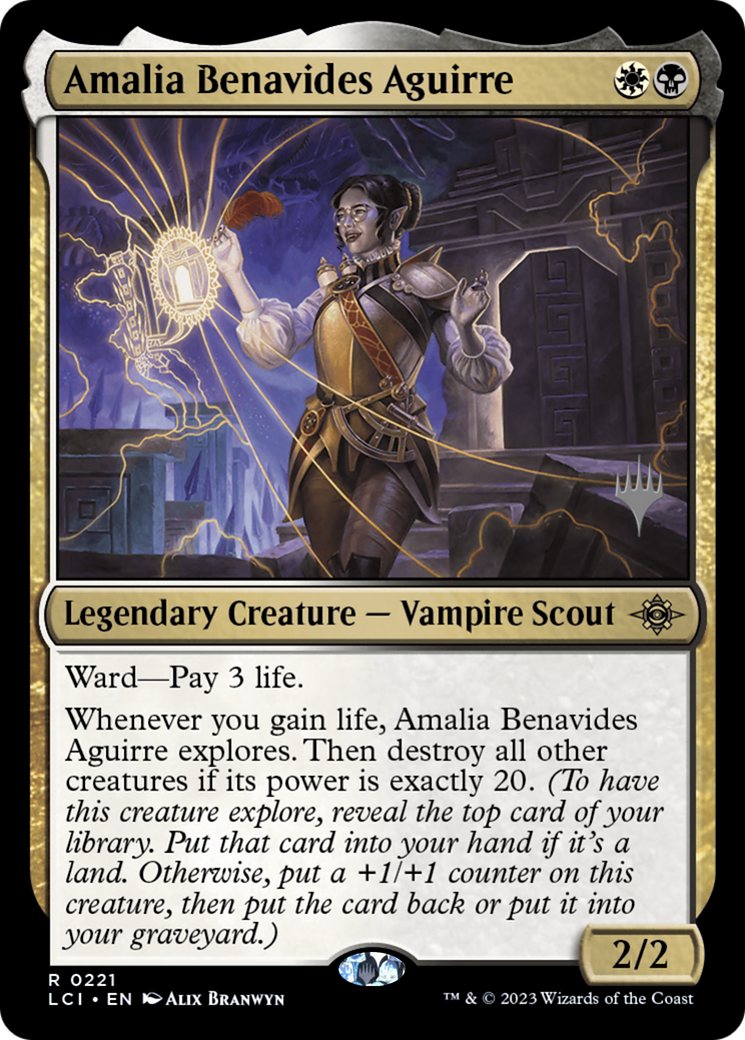 Amalia Benavides Aguirre (Promo Pack) [The Lost Caverns of Ixalan Promos] | Grognard Games