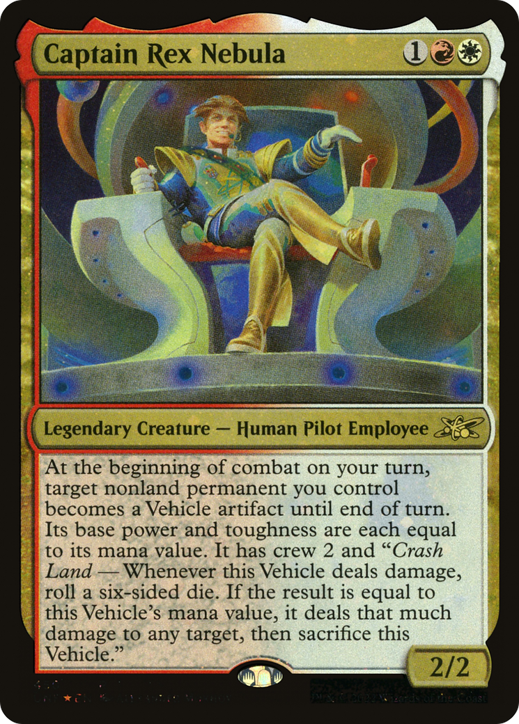 Captain Rex Nebula (Galaxy Foil) [Unfinity] | Grognard Games