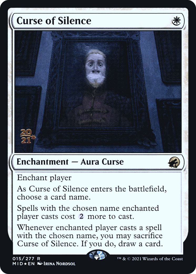 Curse of Silence [Innistrad: Midnight Hunt Prerelease Promos] | Grognard Games