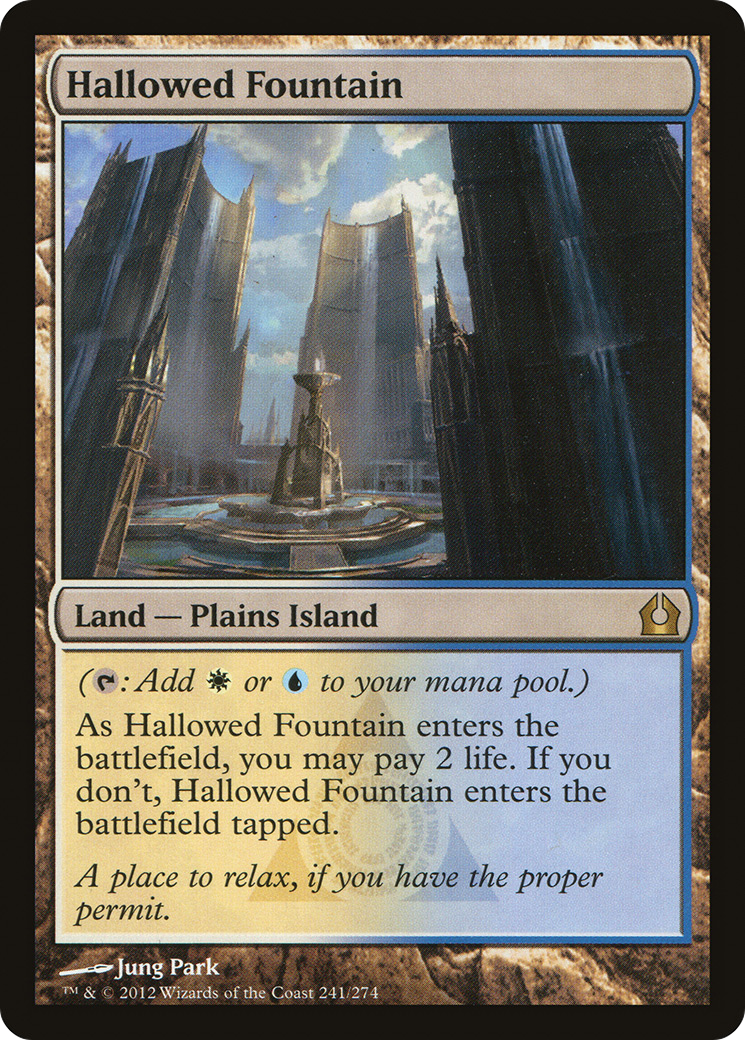 Hallowed Fountain [Return to Ravnica] | Grognard Games