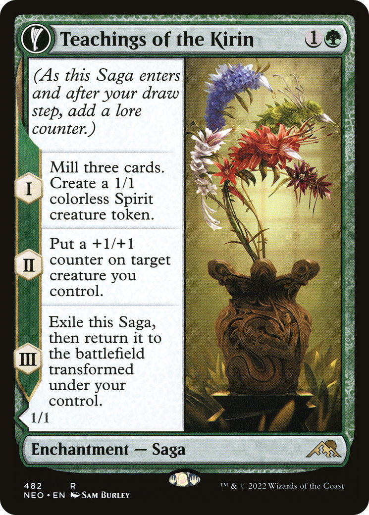 Teachings of the Kirin // Kirin-Touched Orochi (Extended Art) [Kamigawa: Neon Dynasty] | Grognard Games