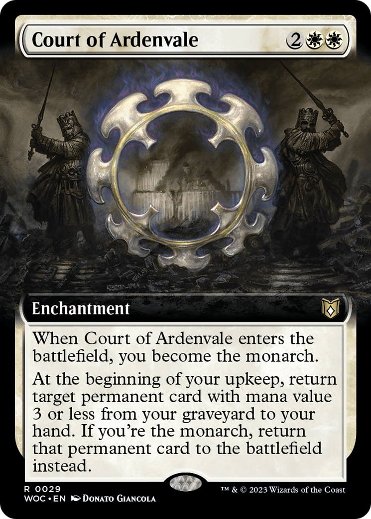 Court of Ardenvale (Extended Art) [Wilds of Eldraine Commander] | Grognard Games