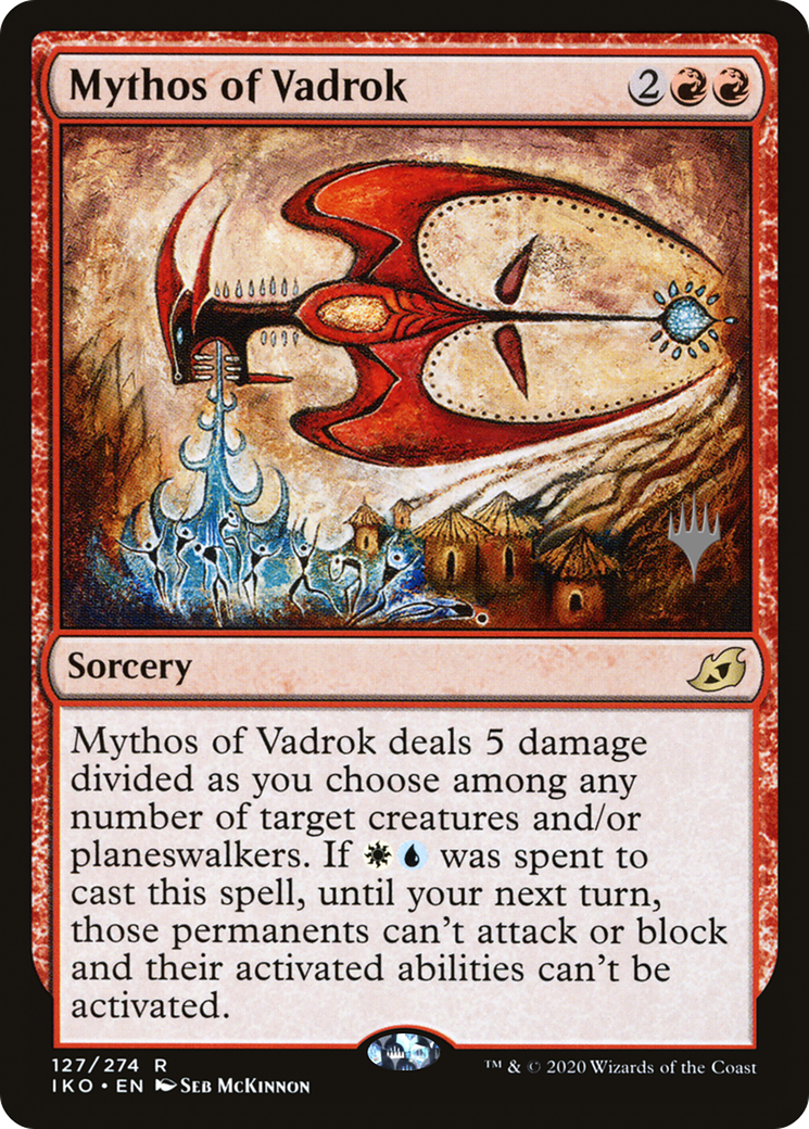 Mythos of Vadrok (Promo Pack) [Ikoria: Lair of Behemoths Promos] | Grognard Games
