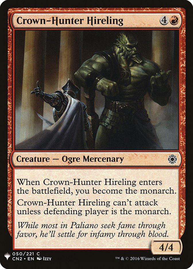 Crown-Hunter Hireling [Mystery Booster] | Grognard Games