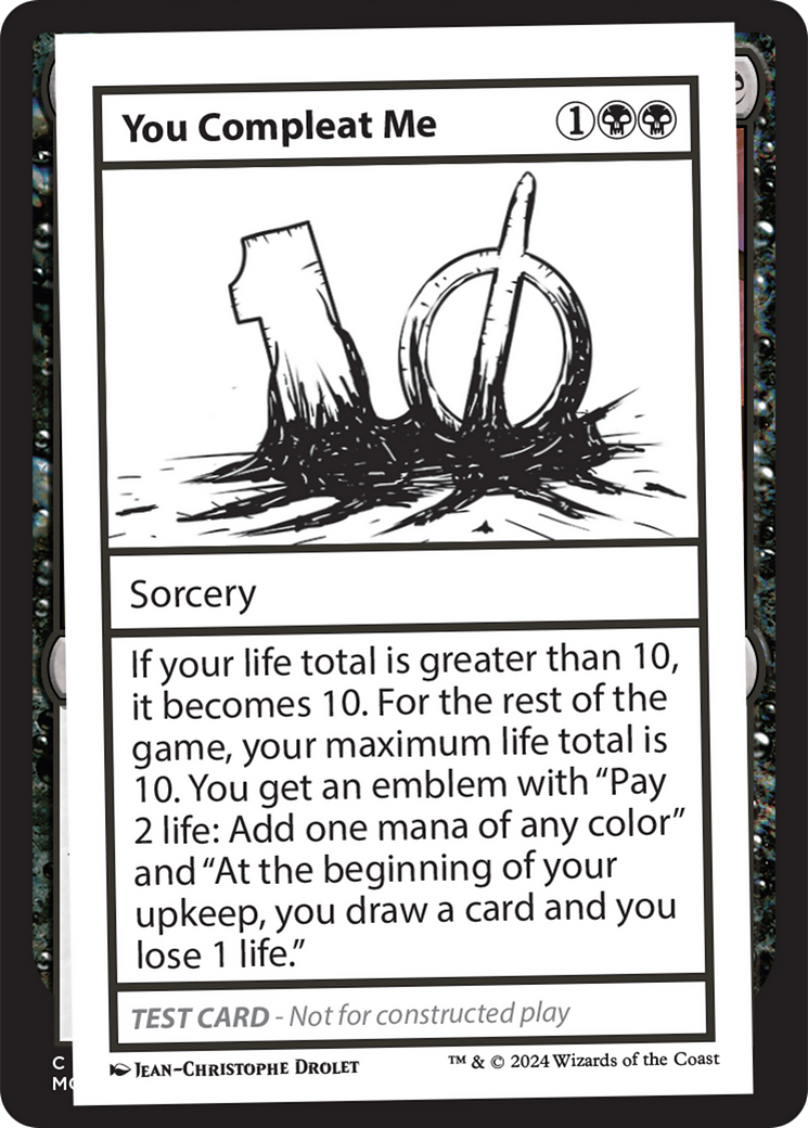 You Compleat Me [Mystery Booster 2 Playtest Cards] | Grognard Games