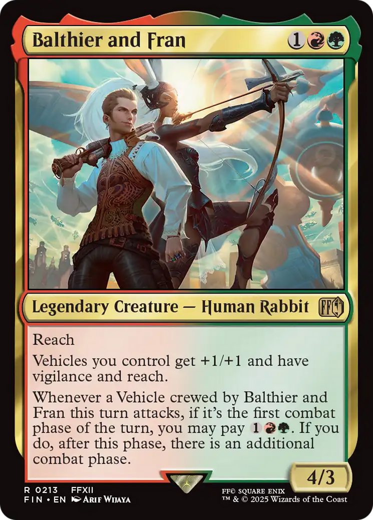 Balthier and Fran (FIN-213) - FINAL FANTASY Foil | Grognard Games