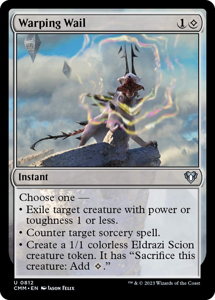 Warping Wail [Commander Masters] | Grognard Games