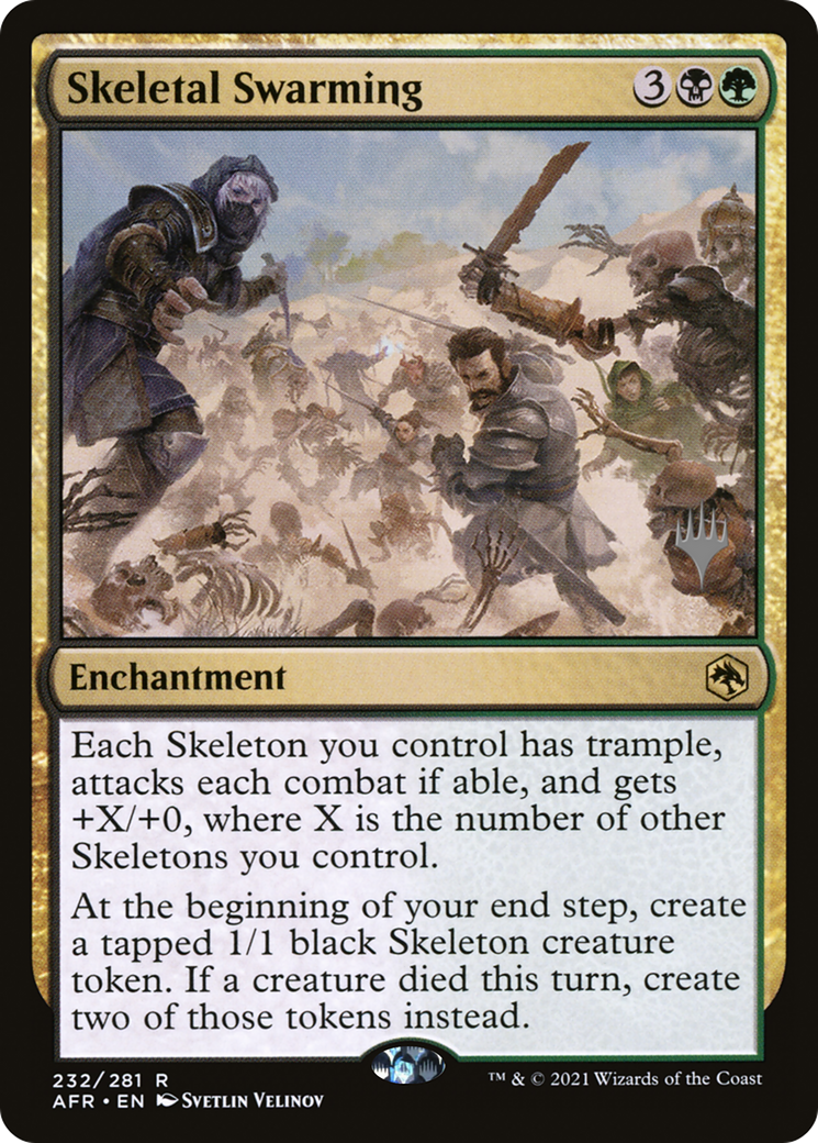 Skeletal Swarming (Promo Pack) [Dungeons & Dragons: Adventures in the Forgotten Realms Promos] | Grognard Games