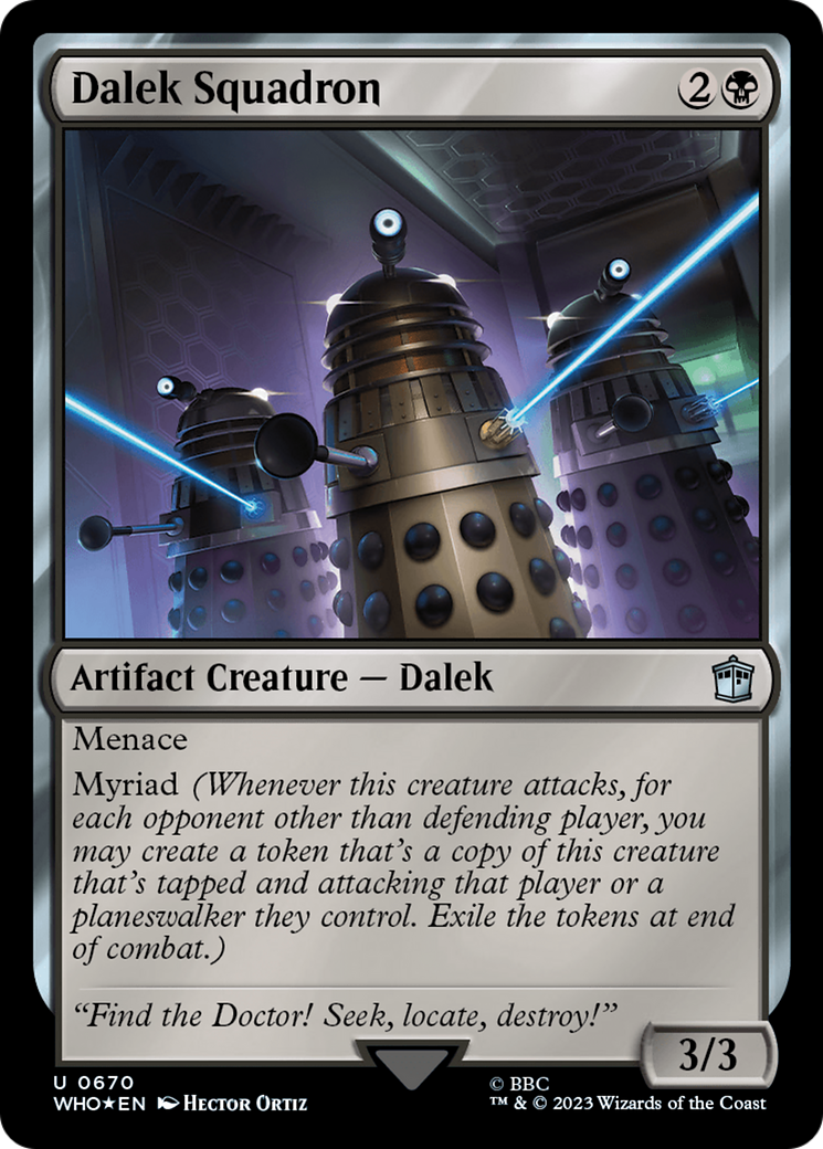 Dalek Squadron (Surge Foil) [Doctor Who] | Grognard Games