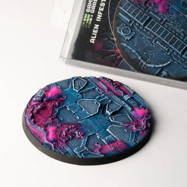 Gamers Grass Alien Infestation Bases, Round 100mm (x1) | Grognard Games