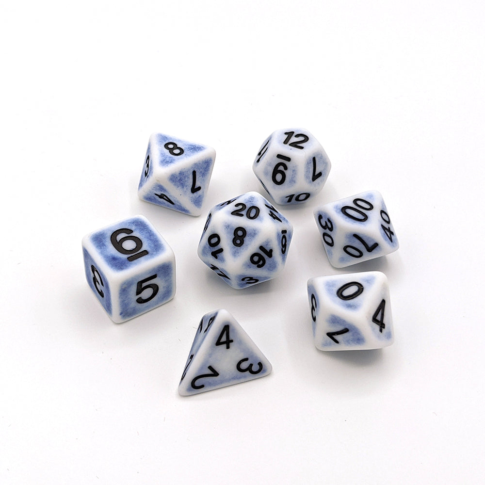 Die Hard Dice 7 Piece RPG set - Cerulean Ancient | Grognard Games