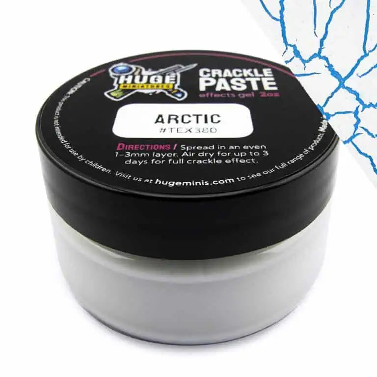 Huge Miniatures Crackle Paste Arctic | Grognard Games
