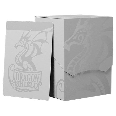 Dragon Shield Deckbox: Deck Shell - Ashen White | Grognard Games