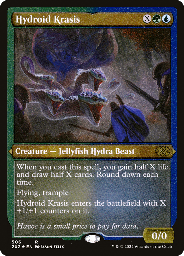 Hydroid Krasis (Foil Etched) (2X2-506) - Double Masters 2022 Foil | Grognard Games