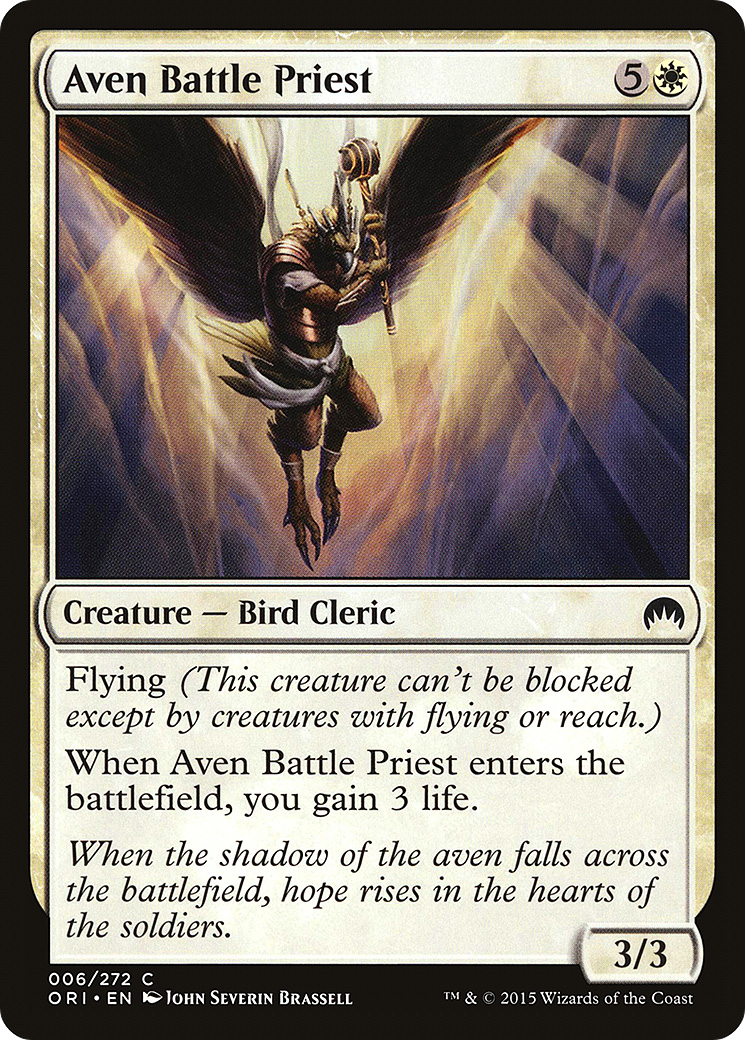 Aven Battle Priest [Magic Origins] | Grognard Games