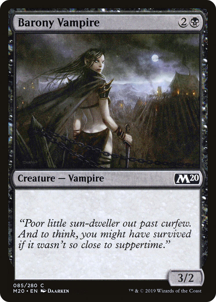 Barony Vampire [Core Set 2020] | Grognard Games