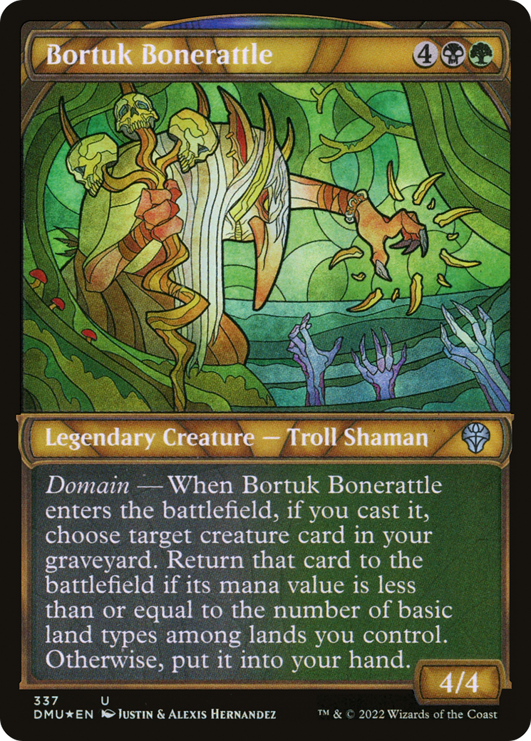 Bortuk Bonerattle (Showcase Textured) [Dominaria United] | Grognard Games