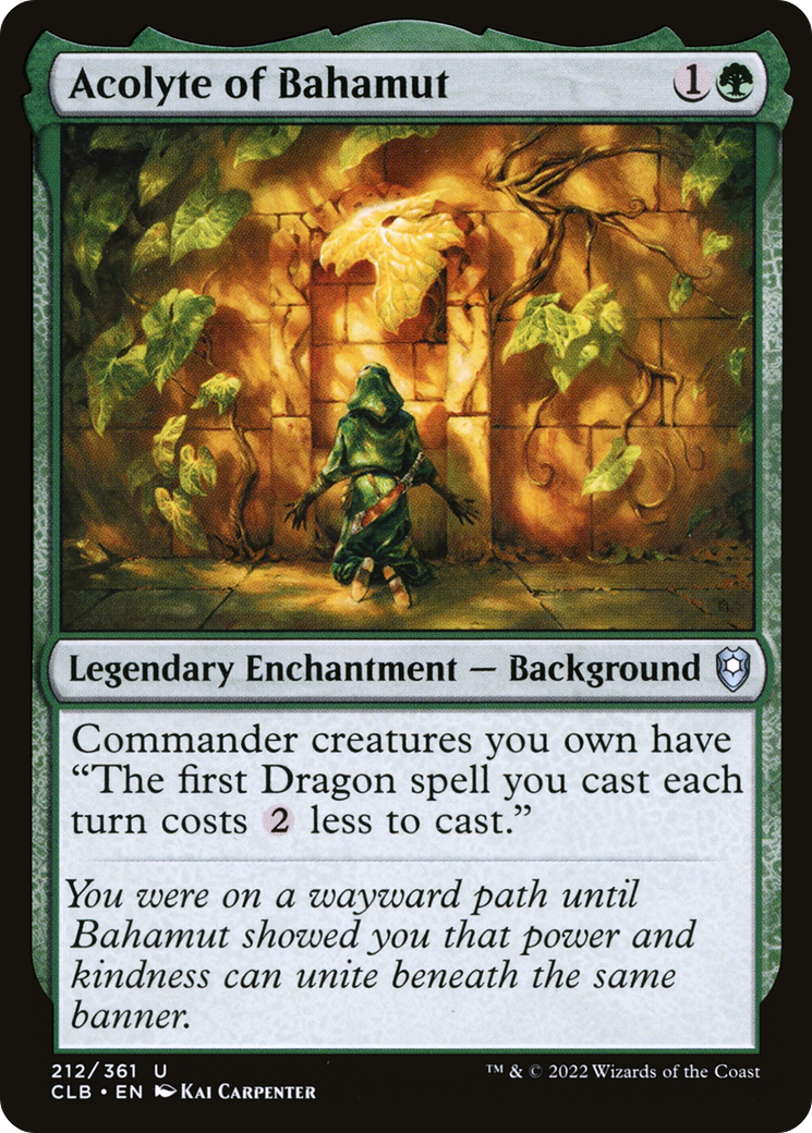 Acolyte of Bahamut [Commander Legends: Battle for Baldur's Gate] | Grognard Games