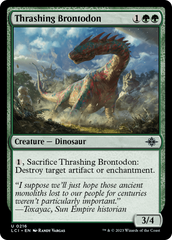 Thrashing Brontodon [The Lost Caverns of Ixalan] | Grognard Games