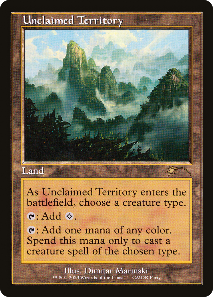 Unclaimed Territory (Retro) [Wizards Play Network 2023] | Grognard Games