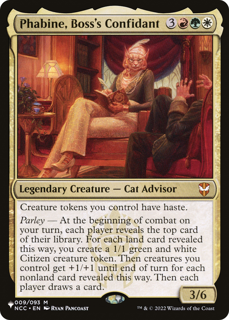 Phabine, Boss's Confidant [The List] | Grognard Games