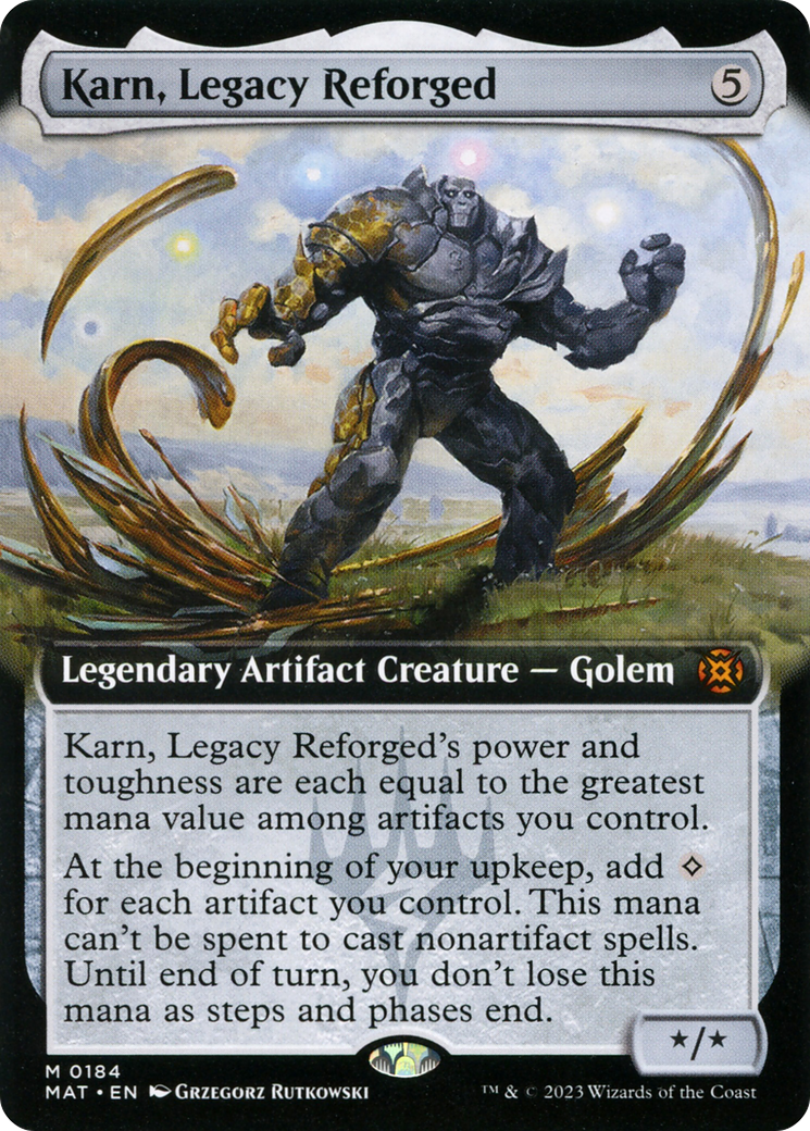 Karn, Legacy Reforged (Extended Art) [March of the Machine: The Aftermath] | Grognard Games