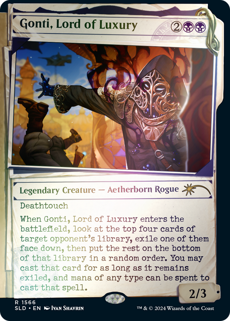 Gonti, Lord of Luxury (Rainbow Foil) [Secret Lair Drop Series] | Grognard Games