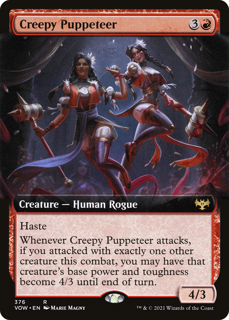 Creepy Puppeteer (Extended) [Innistrad: Crimson Vow] | Grognard Games