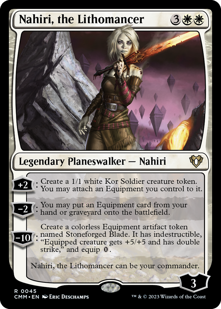 Nahiri, the Lithomancer [Commander Masters] | Grognard Games