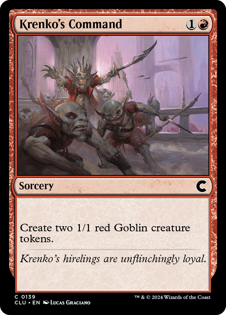 Krenko's Command [Ravnica: Clue Edition] | Grognard Games